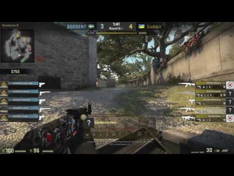 Gambit AdreN vs GODSENT 4K Anti Eco [ ESEA PREMIER SEASON 24 ]