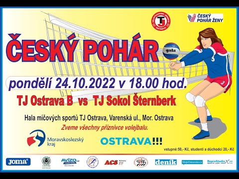 TJ Ostrava "B" - TJ Sokol Šternberk  24.10.2022 18:00,    PLAY-OFF ČESKÉHO POHÁRU ŽEN