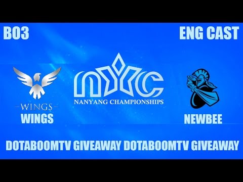 WINGS VS NEWBEE , NANYANG CHAMPIONSHIPS SEASON 2, BO3 DOTA2 ENG CAST GAME 1