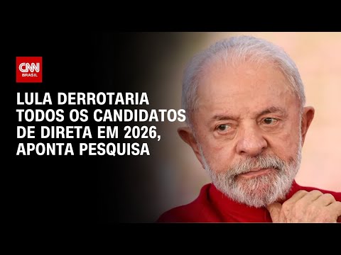 Quaest: Lula derrotaria Flávio, Ratinho e Tarcísio nos dois turnos em 2026 | BASTIDORES CNN