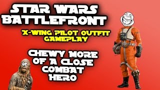 Star Wars Battlefront: Rebel Pilot Outfit Unlocked , Chewbacca At His Best, Battle Station Mode