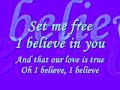 TATA YOUNG - I BELIEVE (LYRICS) 