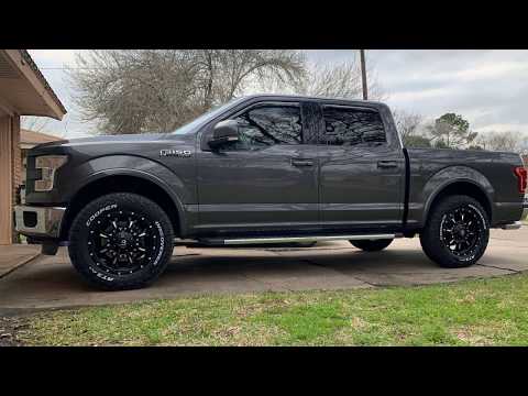 2015 F150 275/65r20 Cooper at3 xlt/20x9 +1 offset Fuel Kranks