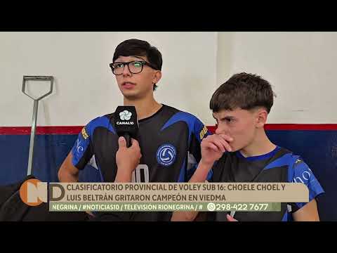 Clasificatoria provincial de Vóley Sub 16: Choele Choel y Luis Beltran gritaron campeón en Viedma