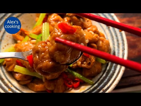 Ultra Flavorful Braised Tofu Puffs | Easy 10-Min Asian Comfort Recipe