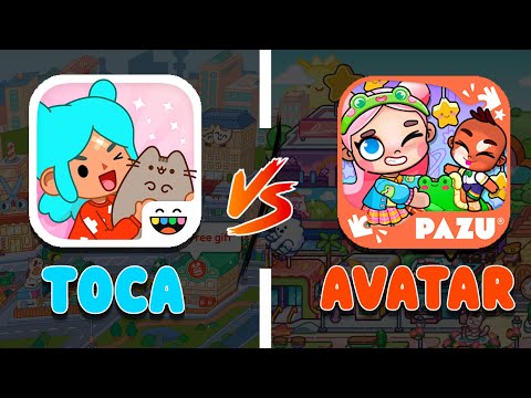 TOCA BOCA vs AVATAR WORLD! WHICH GAME IS BETTER?🧐 PAZU vsTOCA LIFE WORLD! / BELLA POPPY