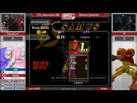 CFL Smackdown 130 Melee - Drunksloth (ICs) vs Pi (Samus) - Winners Quarters