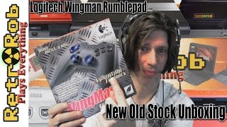 Logitech Wingman Rumblepad New Old Stock Unboxing and Impressions