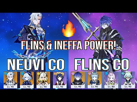 🔥 Neuvillette, Flins & Ineffa DESTROY Spiral Abyss Floor 12 | Genshin Impact