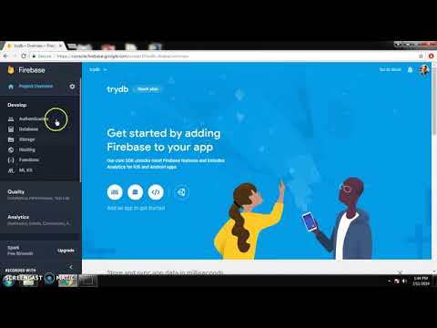 part 1   creating realtime db firebase