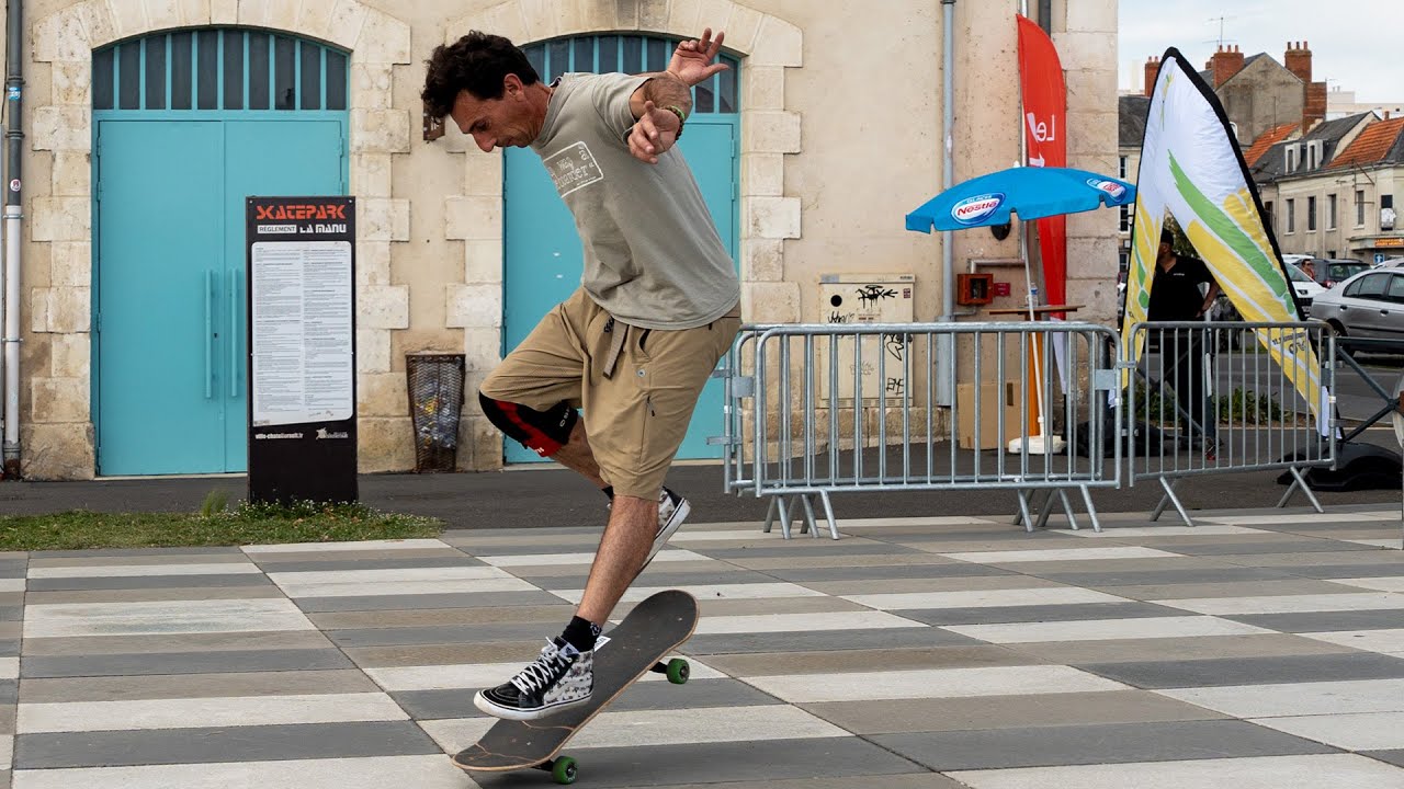 Thierry Mondamert propose des initiations skate