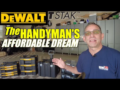 The AMAZINGLY-AFFORDABLE DeWALT TSTAK Mobile Tool Organizer | Handyman TOOL-BOX