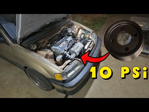 CT SUPERCHARGER Pulley Upgrade ~10psi K20z3 Civic