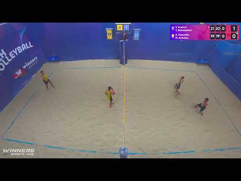 14:35 V. Kushch / Y. Bohdashkin - A. Pasazhin / M. Anhelov 14.08.2022 | Winners Beach Volleyball