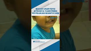 Viral Bocah Diam-diam Usap Foto Ayahnya yang Pilih Wanita Lain, sang Ibu MInta Maaf hingga Menangis