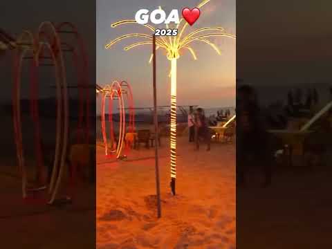 “2025 vibes, Goa tides—living the beach life one wave at a time