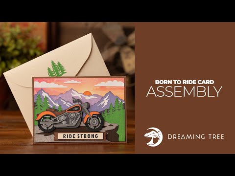 SVG File - Born To Ride Card - Assembly Tutorial