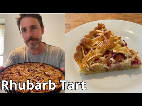 Chris’s Rhubarb & Almond Tart