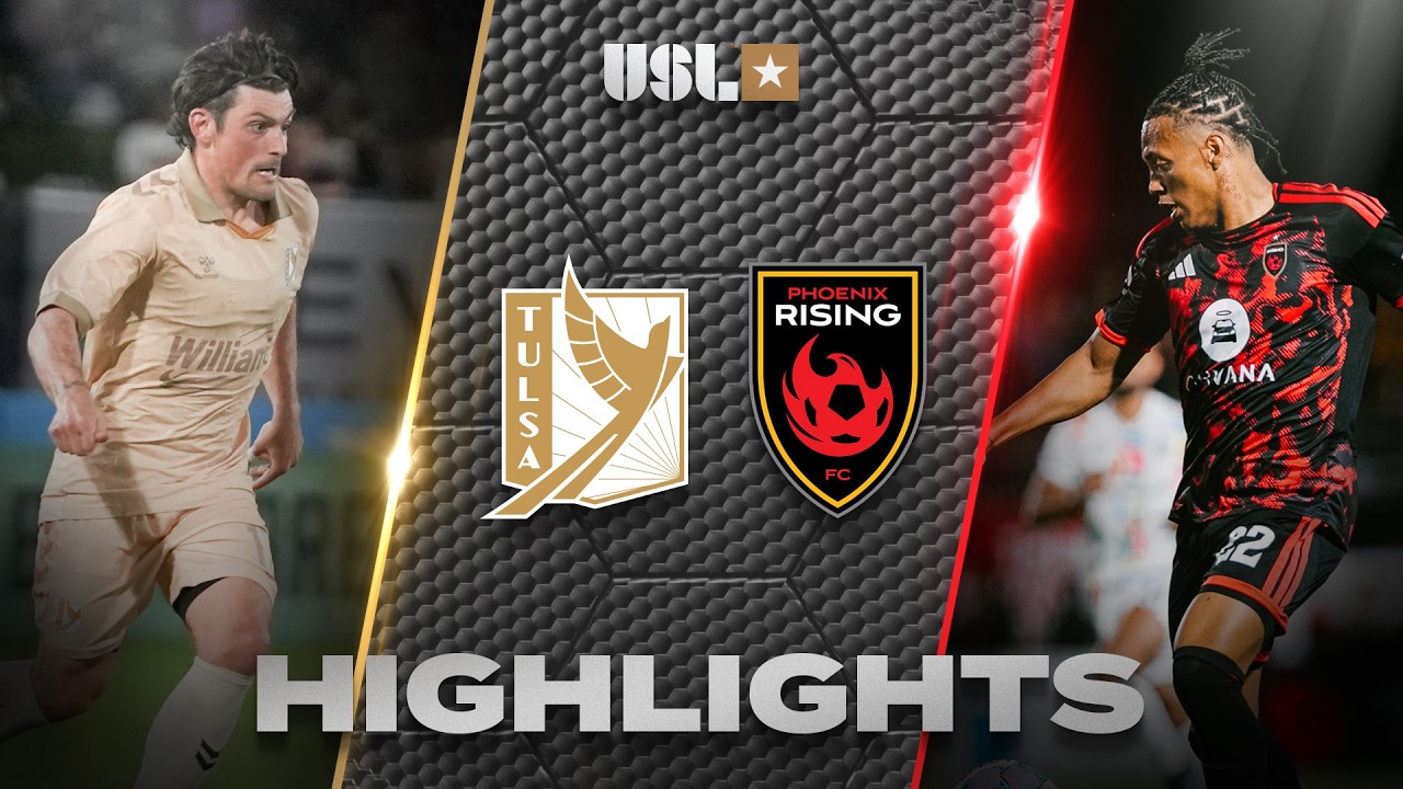 Tulsa vs Phoenix Rising Highlights