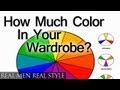 Color In Your Wardrobe? What Percent Of Color ...