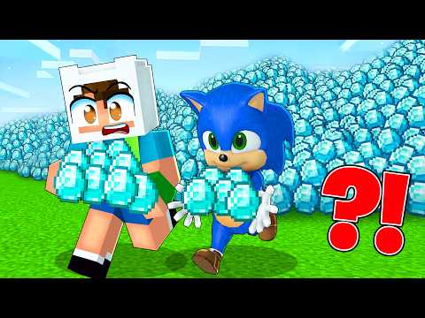 ENES VE BEBEK SONİC NASIL 1.000.000 ELMASI ÇALDI 😱 Minecraft