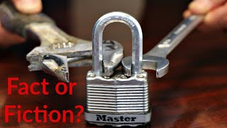 The TRUTH about HOW TO OPEN a LOCK with a NUT wrench! (master lock)