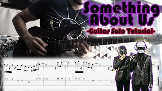 Daft Punk - Something About Us - Guitar Solo Tutorial Whit Tabs
