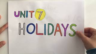 HOLIDAYS / 6. Sınıf İngilizce 7. Ünite #onlineders #onlineegitim