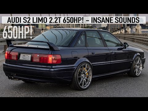 RARE MONSTER! AUDI S2 LIMO 2.2T 650HP - INSANE SOUNDS - The 5cyl iconic monster in detail