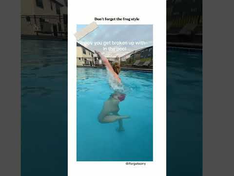 Swim the problem away #relatable #shorts #funny #foryou