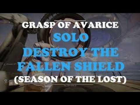 Destiny 2 - Grasp of Avarice: Destroy the Fallen Shield (Solo)