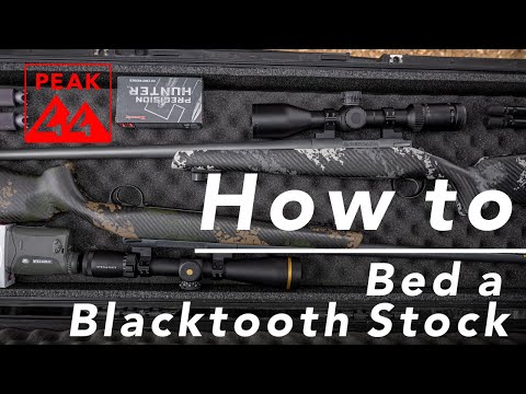 How to Bed a Peak 44 Carbon Fiber Stock - Rem 700 Action