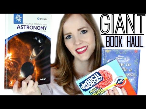 GIANT Homeschool Book Haul! | Textbooks, Books for 1st Grade, Girls Books & More! Video