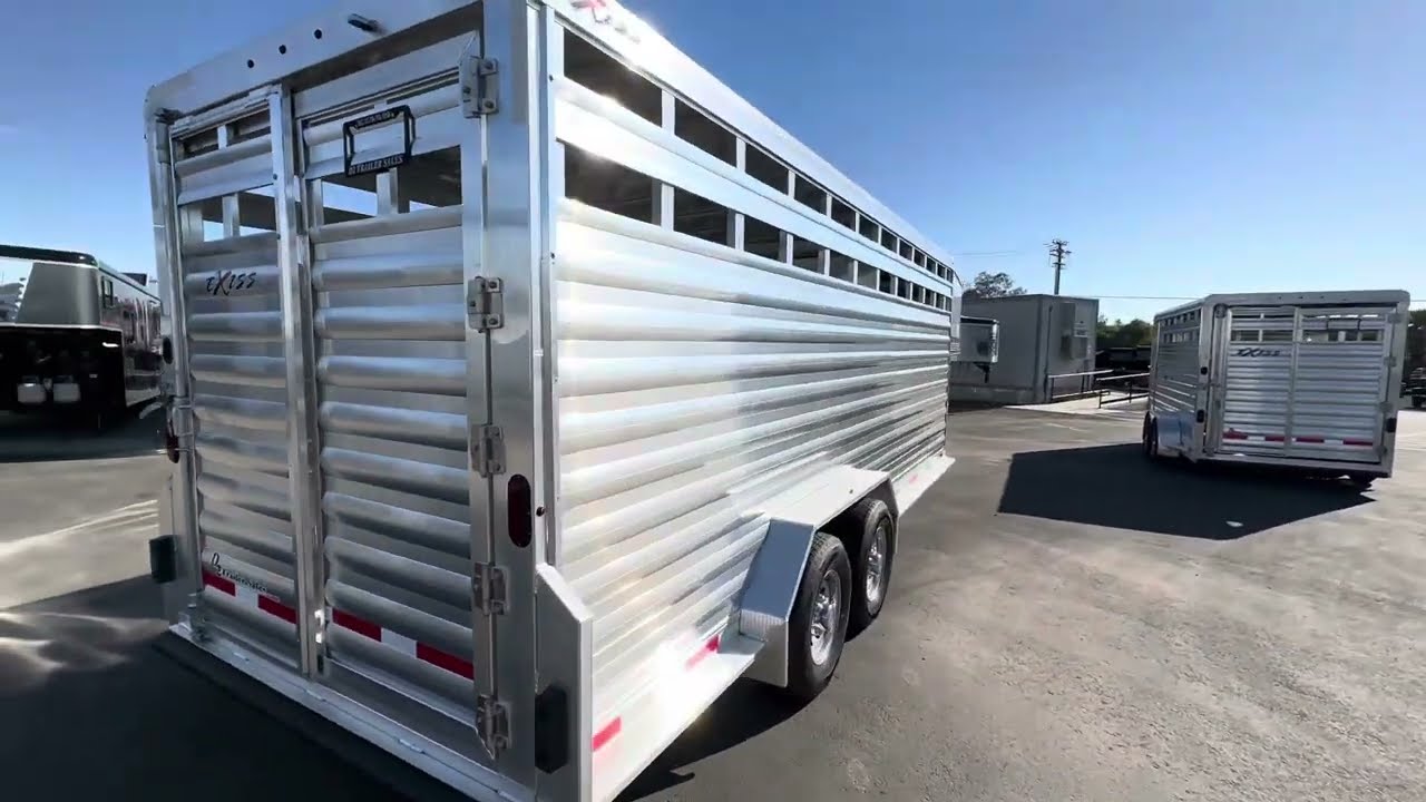 2000 Exiss 7X20' Stock Stock Trailers