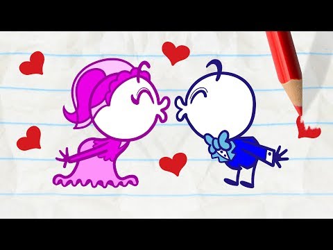 Has Pencilmate Just Proposed to Pencilmiss? -in- BRIDE AND GLOOM - Pencilmation Cartoons