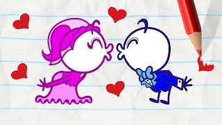 Has Pencilmate Just Proposed to Pencilmiss? -in- BRIDE AND GLOOM - Pencilmation Cartoons for Kids