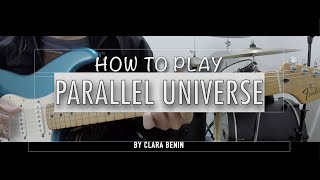 Clara Benin - Parallel Universe - Easy Guitar Tutorial Part 1 - Guitar Chords Only - No Capo