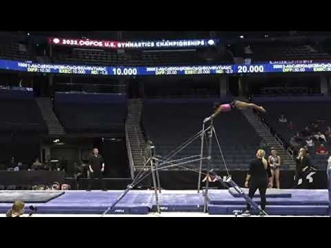 Jordan Chiles Elite Comeback 2022 U.S Championships Podium Training Highlights