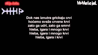 Riblja Čorba  Hleba i igara Tekst HD