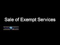 Sale Of Exempt Service Tax InTally ERP 9 Version 5