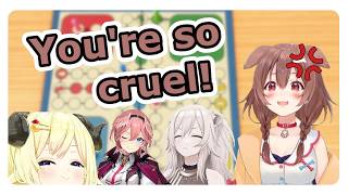 Hololive's Cruelest Ludo Match | Hololive Clip