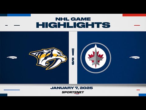 NHL Highlights | Predators vs. Jets - January 7, 2025
