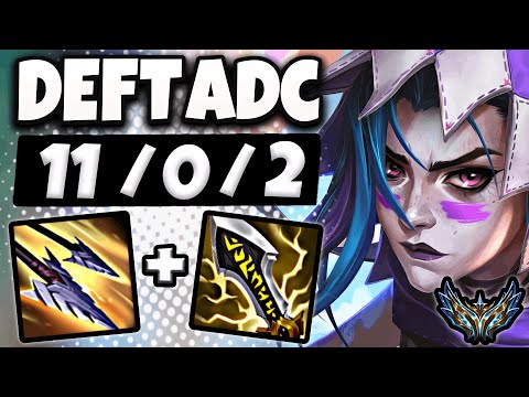 Deft Jinx vs Zeri ADC [ Perfect KDA ] Korea Challenger Patch 25.9 ✅