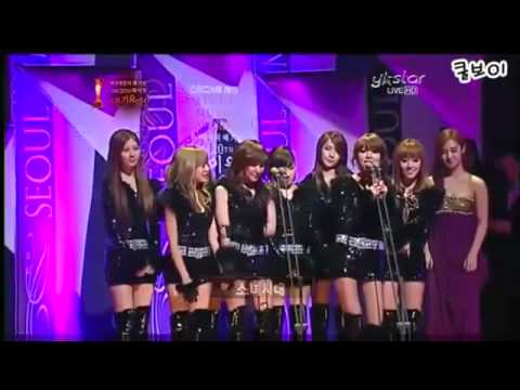SNSD 110120 Seoul Music Award Popularity Award
