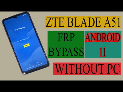 Zte Blade A51 Frp Bypass Android 11 Google Account Unlock Without Pc