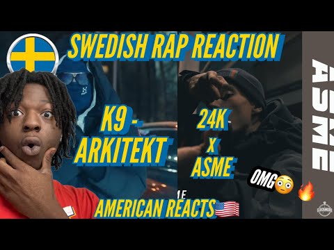 American Reacts to Swedish Rap!🇸🇪🔥 Ft. 24K, ASME, YASIN, STICKY K9 - Arkitekt