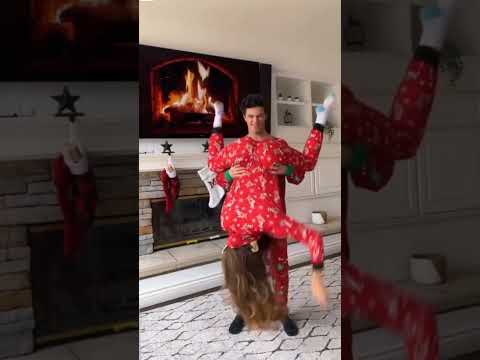 Brent And Pierson Trying Christmas Trend #shorts #christmastrend #christmas #bierson #ampworldshorts