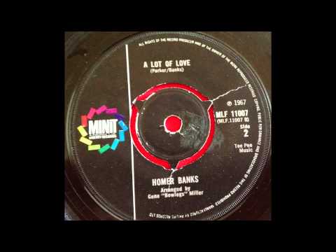 HOMER BANKS...A LOT OF LOVE...UK MINIT