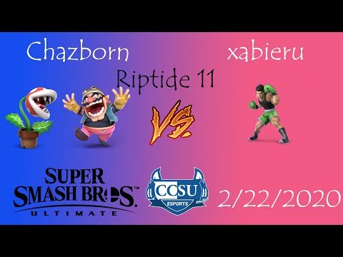 Riptide 11 CCSU Smash Ultimate - Chazborn (Piranha Plant, Wario) vs xabieru (Little Mac)