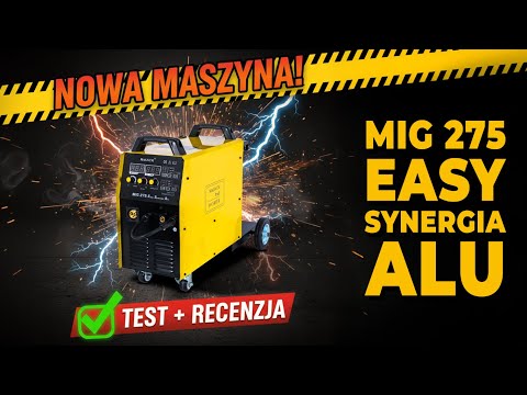 MAGNUM MIG 275 EASY SYNERGIA ALU – ustawienia i spawanie aluminium (puls, synergia, 4x4) | Poradnik